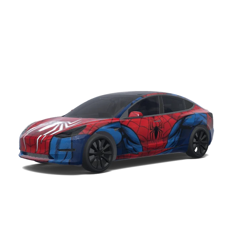 Falla tutta in stile spiderman.
