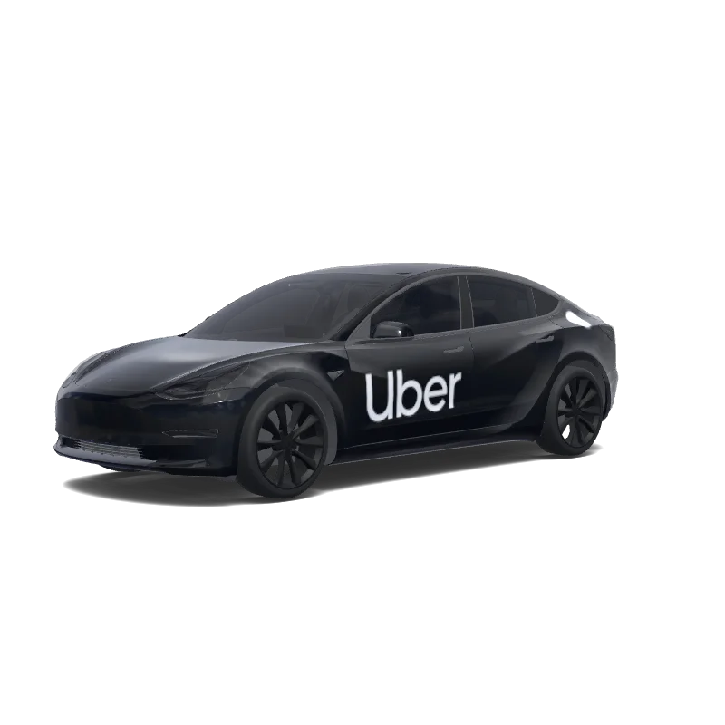 Tesla Model 3 wrap, 3D preview