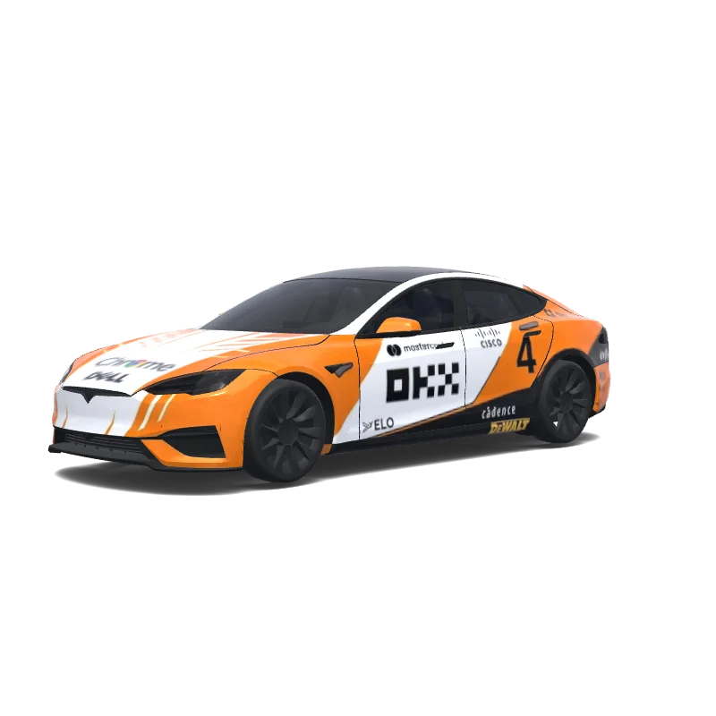 Tesla Model S wrap, 3D preview