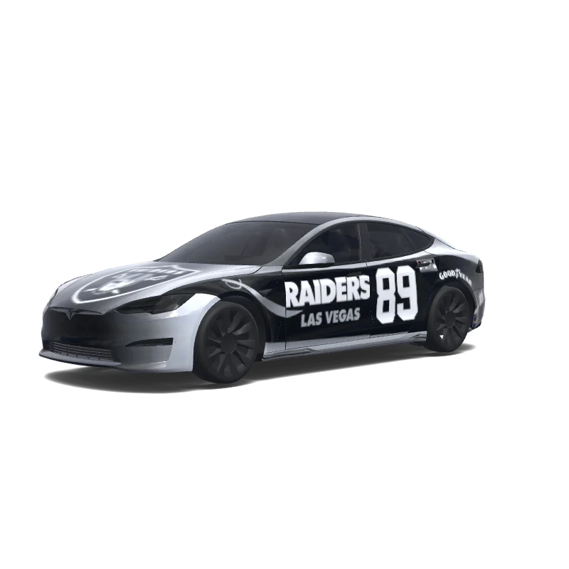 Tesla Model S wrap, 3D preview