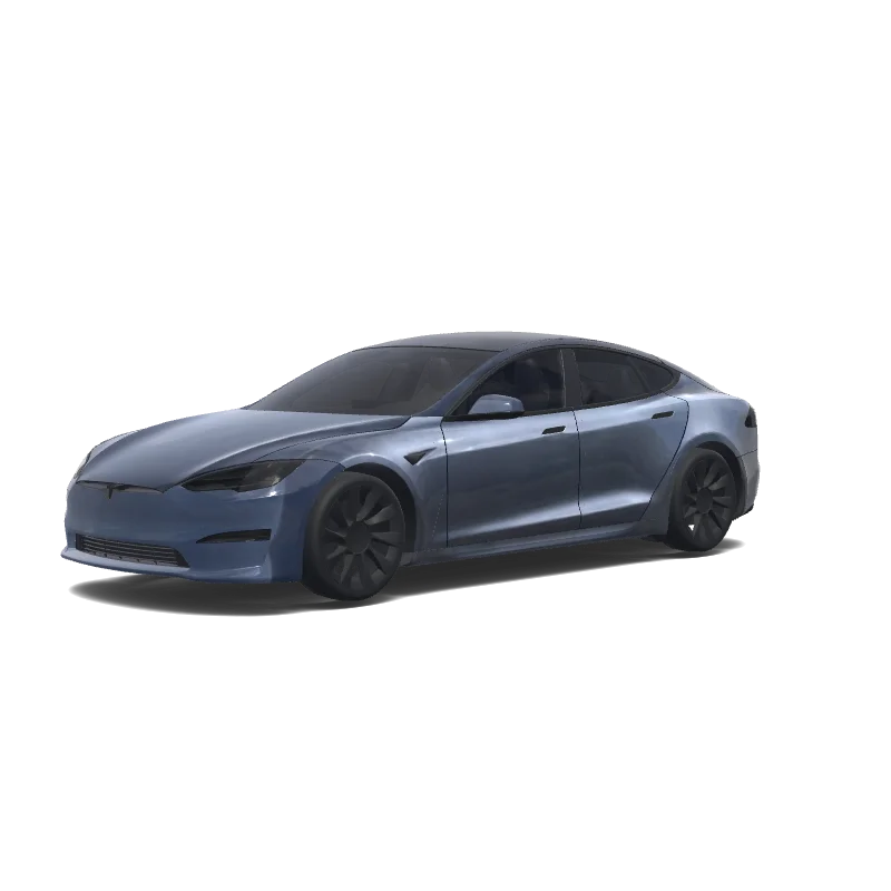 Tesla Model S wrap, 3D preview