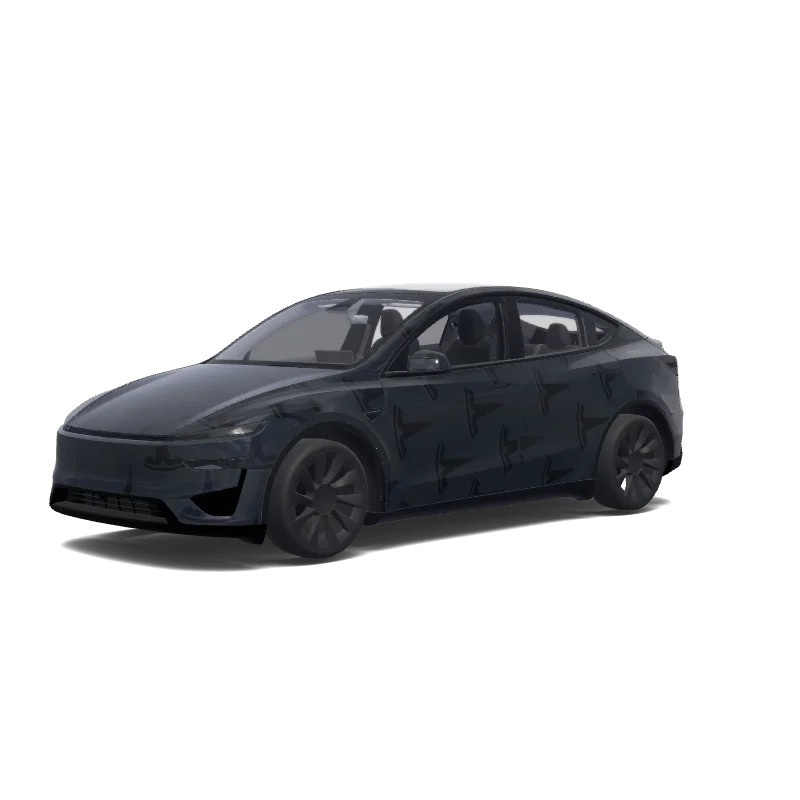 Tesla Model Y (2025+) wrap, 3D preview