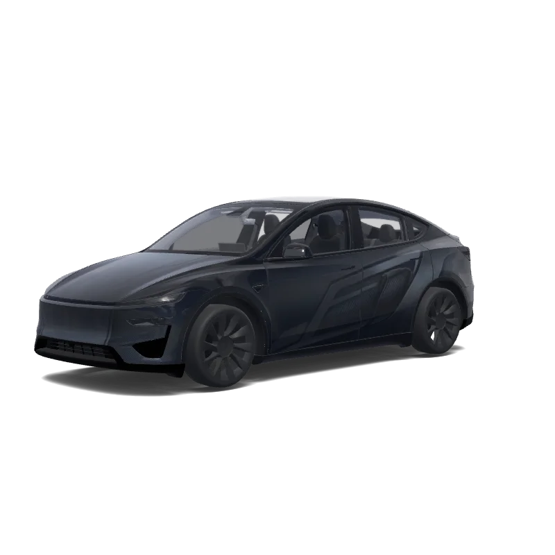 Tesla Model Y (2025+) wrap, 3D preview