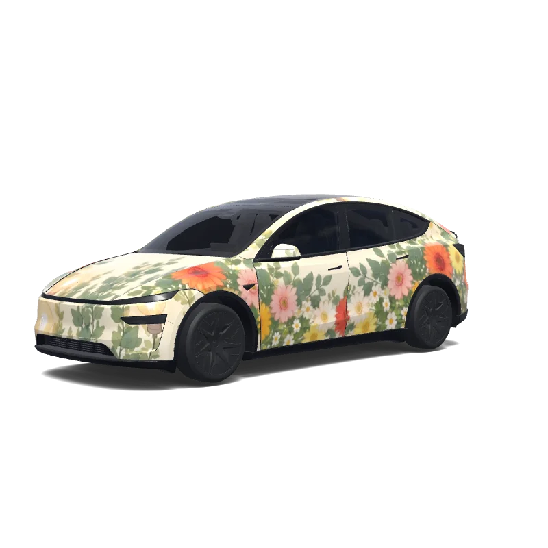 Tesla Model Y L wrap, 3D preview