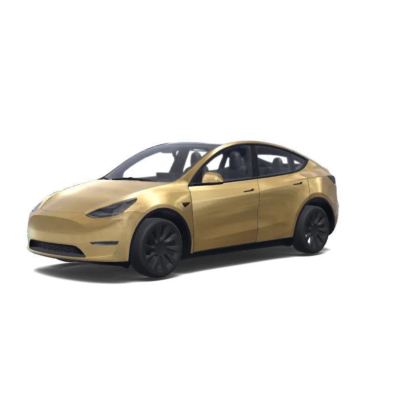 Tesla Model Y wrap, 3D preview