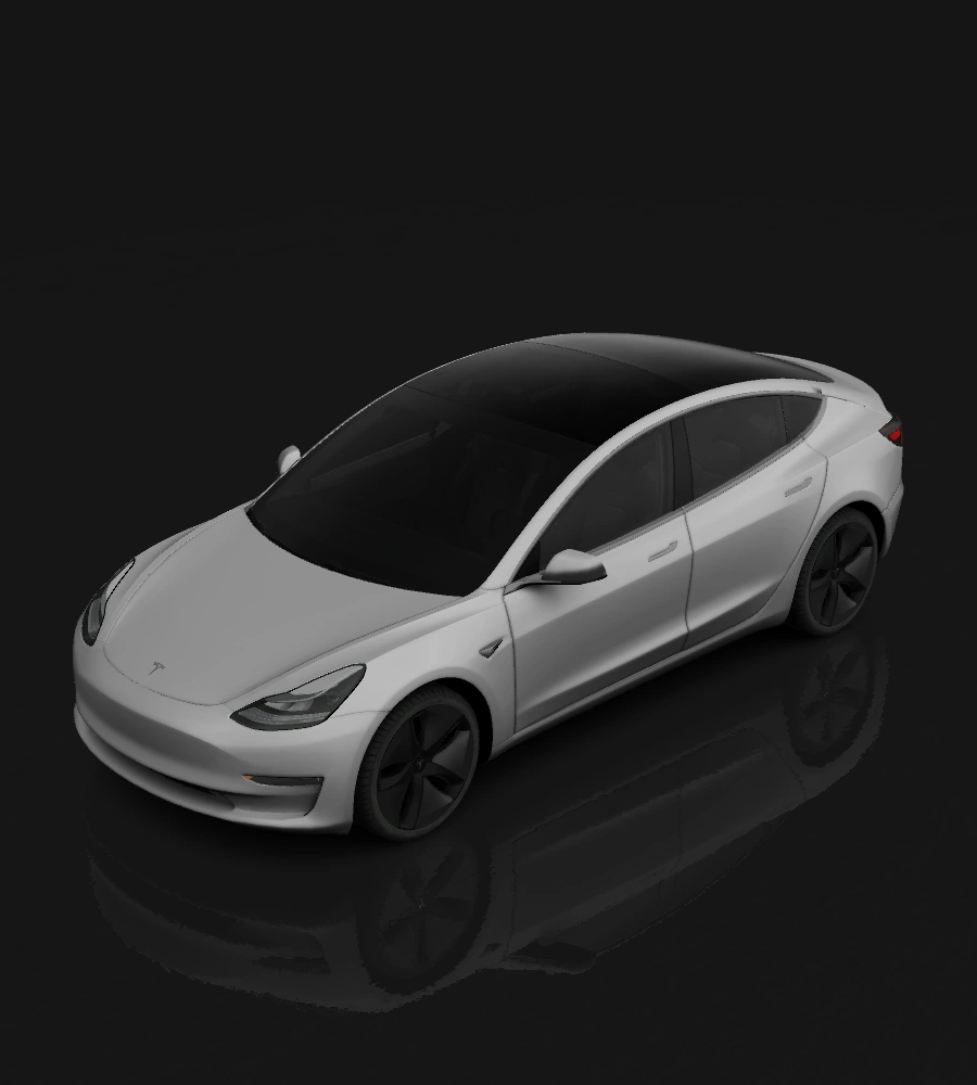 Model 3 Tesla wrap design template