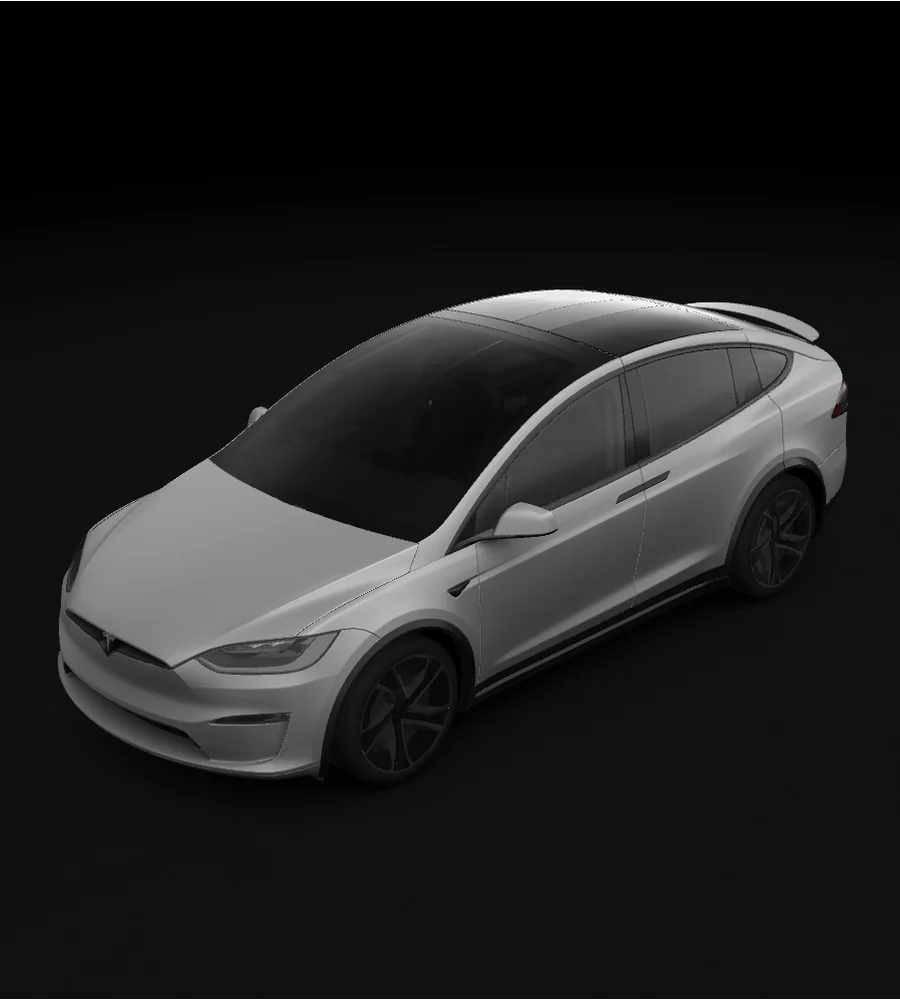 Model X 393 Tesla wrap design template