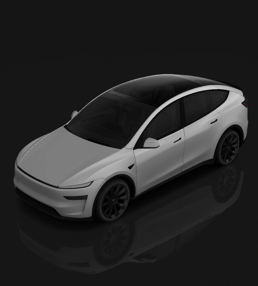 Model Y L Tesla wrap design template